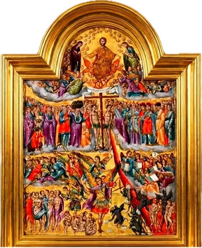 Второе Пришествие Христово в золотом окладе